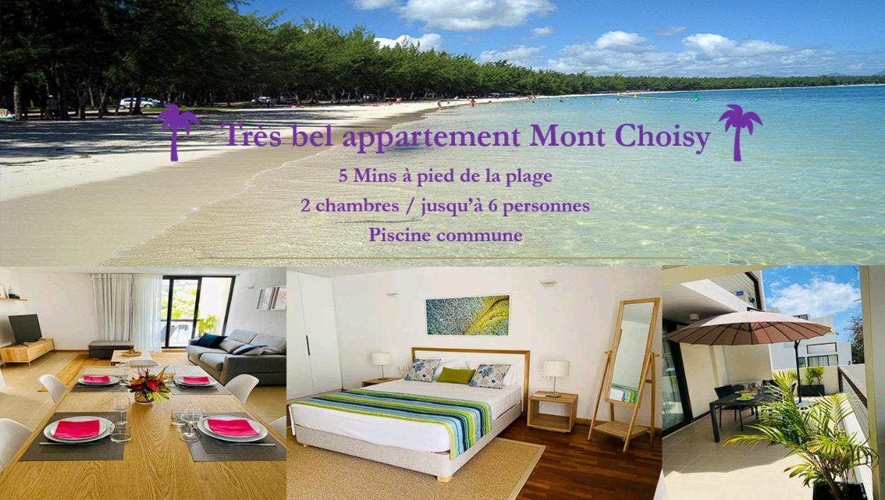 Appartement neuf à 5 min de la plage Mont-Choisy Esterno foto